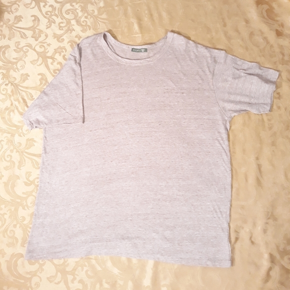 Alternative Earth Tan Crewneck Knit Shirt - Size 3XL Men's Short Sleeve Tee - Picture 3 of 9